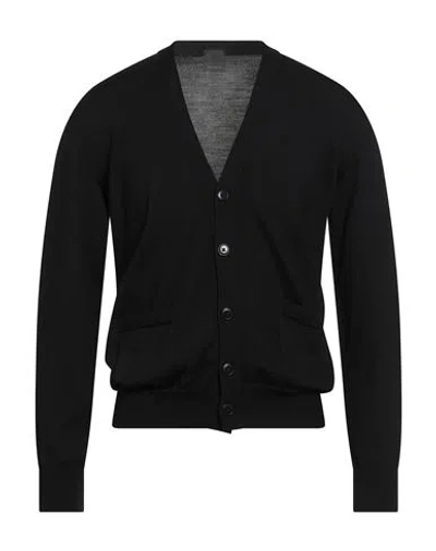 Dalmine Man Cardigan Black Size 40 Merino Wool