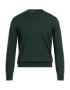 Dalmine Man Sweater Dark Green Size 38 Merino Wool