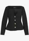 DALOOD BLAZER W BALERINA NECKLINE