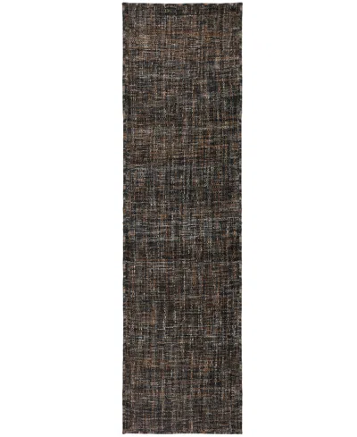 Dalyn Abruzzo Az1 2'3"x7'6" Runner Area Rug In Black