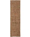 Dalyn Abruzzo Az1 2'3"x7'6" Runner Area Rug In Spice