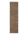Dalyn Abruzzo Az1 Runner Area Rug, 2'3 X 7'6 In Chocolate