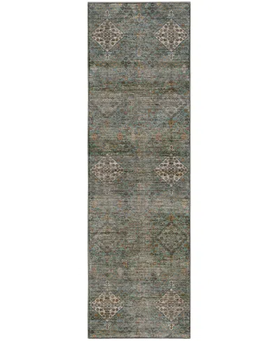 Dalyn Aristo Ar1 2'3"x7'6" Runner Area Rug In Gray