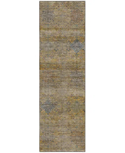 Dalyn Aristo Ar1 2'3"x7'6" Runner Area Rug In Brown