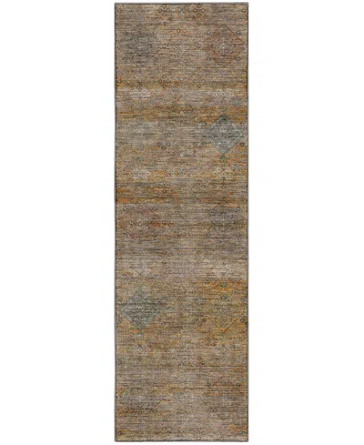 Dalyn Aristo Ar1 2'3"x7'6" Runner Area Rug In Brown