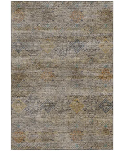 Dalyn Aristo Ar1 6'6"x9'6" Area Rug In Gray