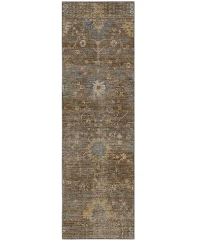Dalyn Aristo Ar2 2'3"x7'6" Runner Area Rug In Brown