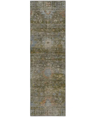 Dalyn Aristo Ar2 2'3"x7'6" Runner Area Rug In Green