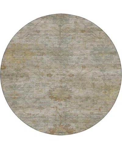 Dalyn Aristo Ar2 8'x8' Round Area Rug In Brown