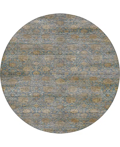 Dalyn Aristo Ar3 8'x8' Round Area Rug In Blue