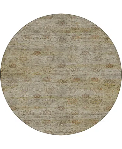 Dalyn Aristo Ar3 8'x8' Round Area Rug In Green