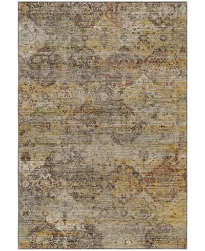 Dalyn Aristo Ar4 6'6"x9'6" Area Rug In Brown
