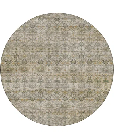 Dalyn Aristo Ar9 8'x8' Round Area Rug In Brown