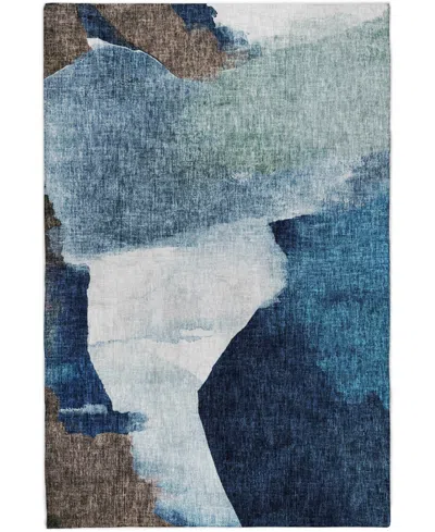 Dalyn Boca Washable Bo7 10'x14' Area Rug In Blue