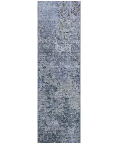 Dalyn Bresca Washable Bc6 2'3''x7'6'' Runner Area Rug In Blue