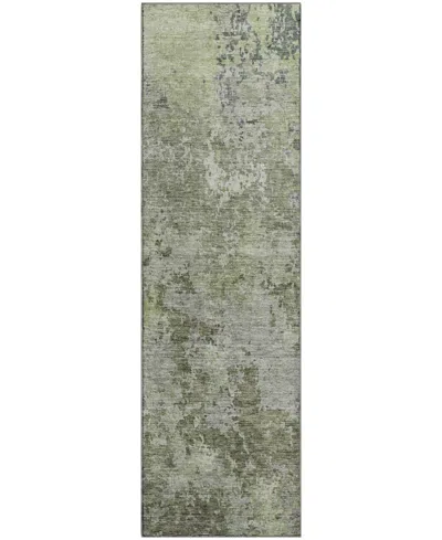 Dalyn Bresca Washable Bc6 2'3''x7'6'' Runner Area Rug In Green