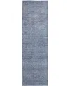 Dalyn Burano Bu1 2'3''x7'6'' Runner Area Rug In Blue