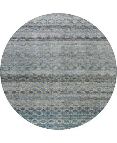 Dalyn Burano Bu6 8'x8' Round Area Rug In Blue