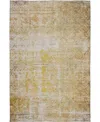 Dalyn Burano Washable Bu7 10'x14' Area Rug In Brown