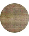 Dalyn Burano Bu9 8'x8' Round Area Rug In Brown