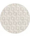 Dalyn Delano Washable Da1 10' X 10' Round Area Rug In Multi