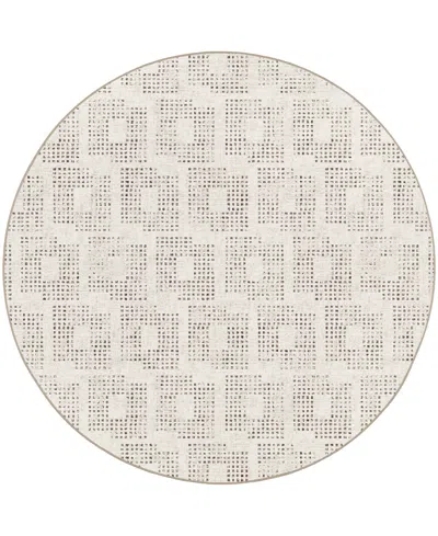 Dalyn Delano Washable Da1 10' X 10' Round Area Rug In Multi