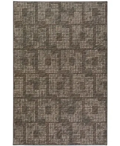 Dalyn Delano Washable Da1 Area Rug In Charcoal