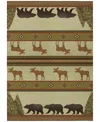 Dalyn Excursion Ex1 3'x5' Area Rug In Beige