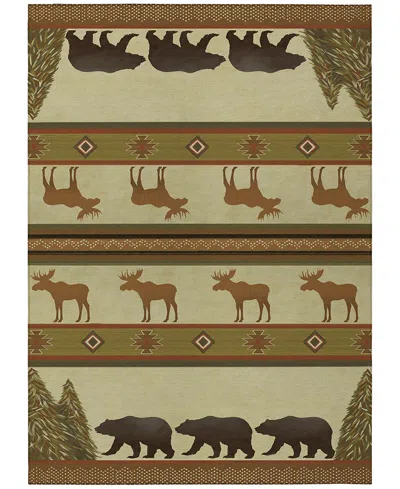 Dalyn Excursion Ex1 3'x5' Area Rug In Beige