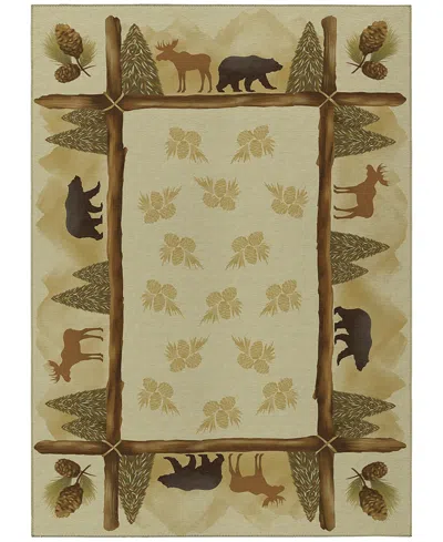 Dalyn Excursion Ex2 5'x7'6"area Rug In Beige