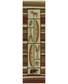 Dalyn Excursion Ex3 2'3"x7'6" Runner Area Rug In Cinnabar