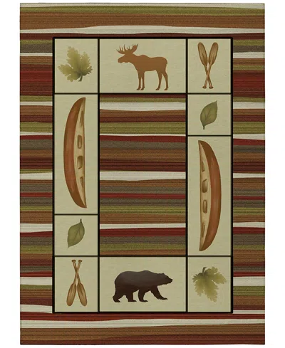 Dalyn Excursion Ex3 2'6"x3'10" Area Rug In Cinnabar