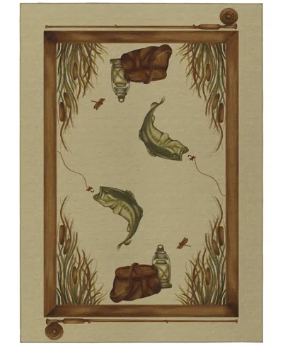 Dalyn Excursion Ex5 5'x7'6"area Rug In Beige