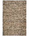 Dalyn Hanu Hu1 8'x10' Area Rug In Chocolate