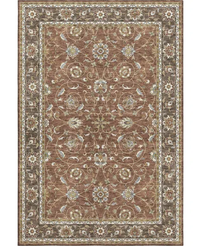 Dalyn Hatay Washable Hy1 2'6"x3'10" Area Rug In Paprika
