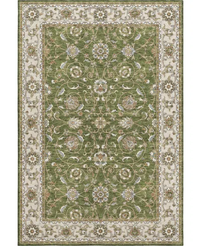 Dalyn Hatay Washable Hy1 9'x12' Area Rug In Olive