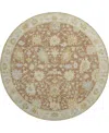Dalyn Hatay Washable Hy2 8'x8' Round Area Rug In Paprika