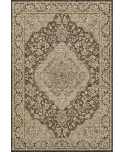 Dalyn Hatay Washable Hy3 2'6"x3'10" Area Rug In Chocolate