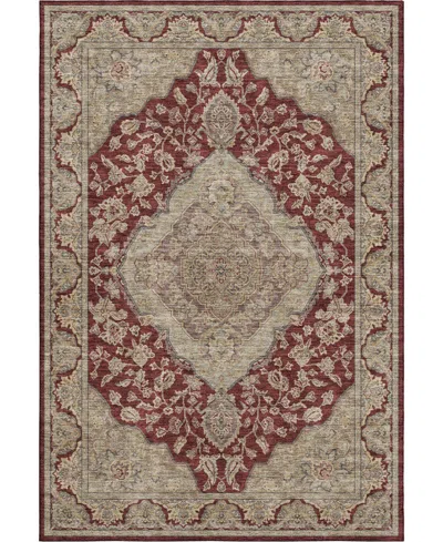 Dalyn Hatay Washable Hy3 9'x12' Area Rug In Maroon