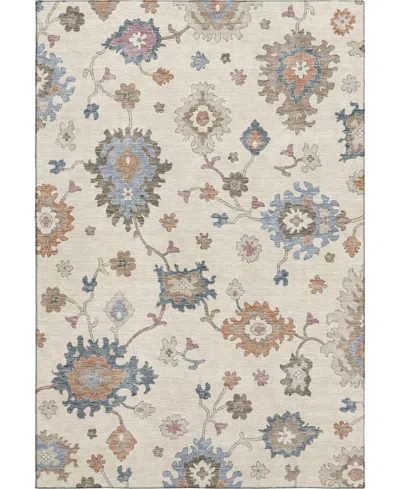 Dalyn Hatay Washable Hy4 2'3"x7'6" Runner Area Rug In Ivory