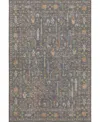 Dalyn Hatay Washable Hy5 3'x5' Area Rug In Gray