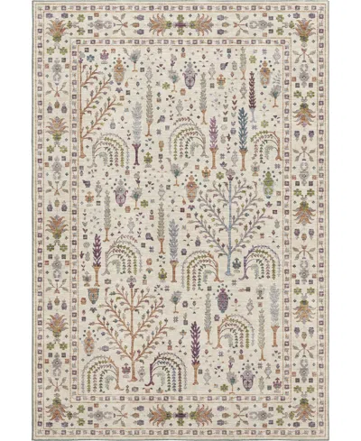 Dalyn Hatay Washable Hy5 8'x10' Area Rug In Ivory