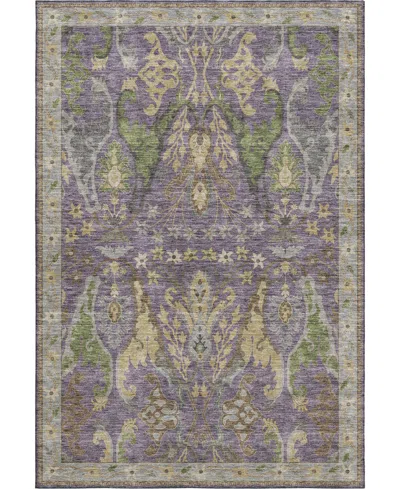 Dalyn Hatay Washable Hy6 5'x7'6"area Rug In Purple