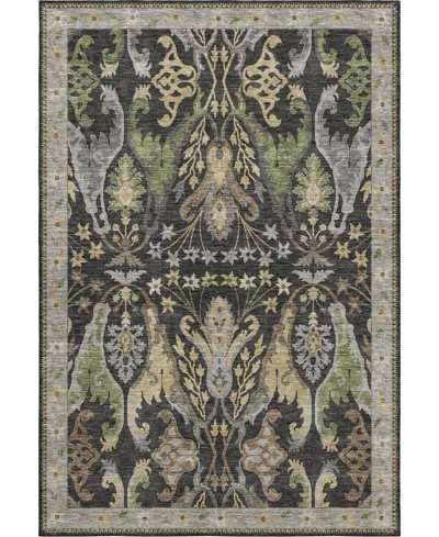 Dalyn Hatay Washable Hy6 8'x10' Area Rug In Black