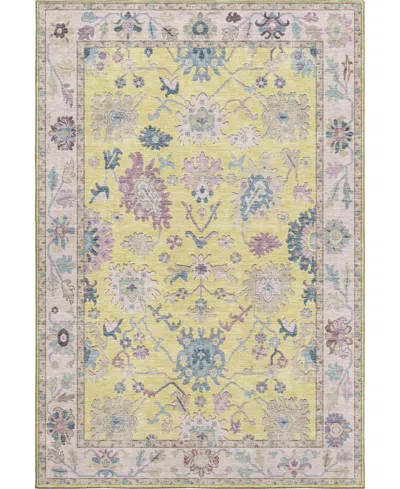 Dalyn Hatay Washable Hy7 8'x10' Area Rug In Yellow