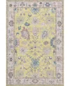 Dalyn Hatay Washable Hy7 9'x12' Area Rug In Yellow