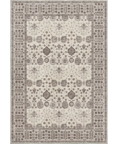 Dalyn Hatay Washable Hy8 2'6"x3'10" Area Rug In Ivory