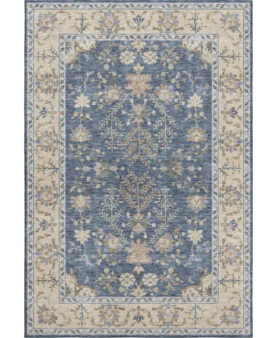Dalyn Hatay Washable Hy9 2'3"x7'6" Runner Area Rug In Blue