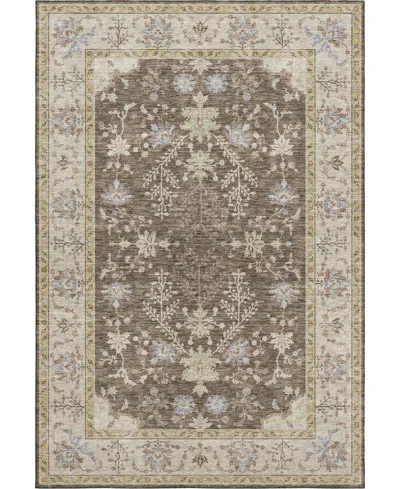 Dalyn Hatay Washable Hy9 2'3"x7'6" Runner Area Rug In Brown