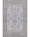 Dalyn Hatay Washable Hy9 2'3"x7'6" Runner Area Rug In Lavender